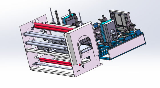 Máquina de embalaje automático de rollo de películas de PE para textiles Máquina de envoltura de películas de estiramiento
