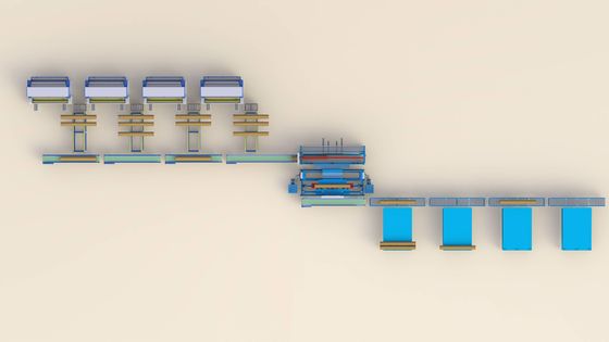 Máquina de embalaje automático de rollos de tela
