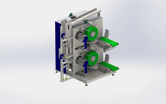 Máquina automática de enrollamiento con correas de polipropileno de suelo doble de PP