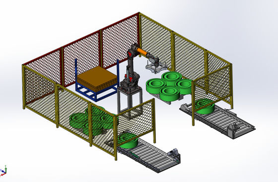 Máquina de enrollamiento de cinta de PET con sistema automático de paletización