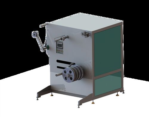 Bobinadora semiautomática de fleje PET CQ1200-1, máx. 500 kg/bobina