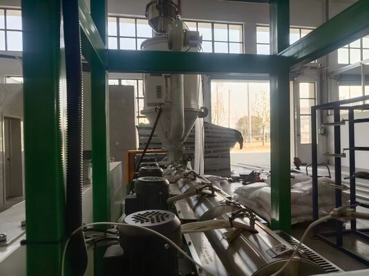 Línea de producción de correa de control de tensión inteligente con control de polvo magnético en tiempo real