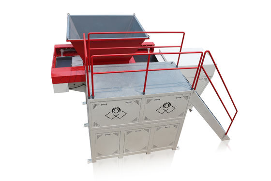Máquina de trituración de PVC PET de eje único Máquina de reciclaje de plástico de desechos Control PLC