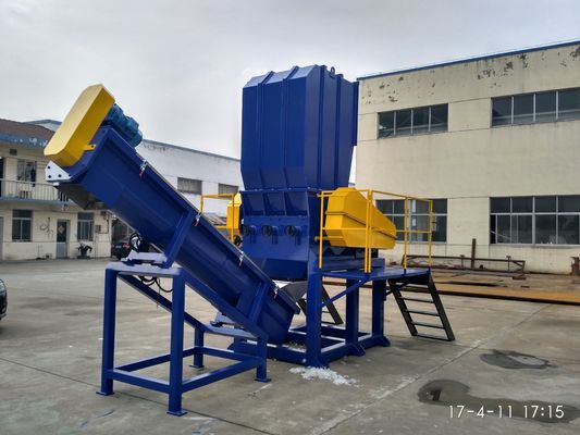 Trituradora industrial de eje único 380V 30 Cuchillos móviles para plásticos