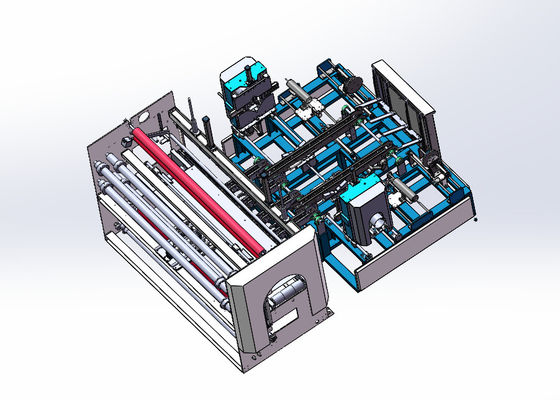 Máquina de embalaje de rollo textil inteligente flexible Sistema de control PLC