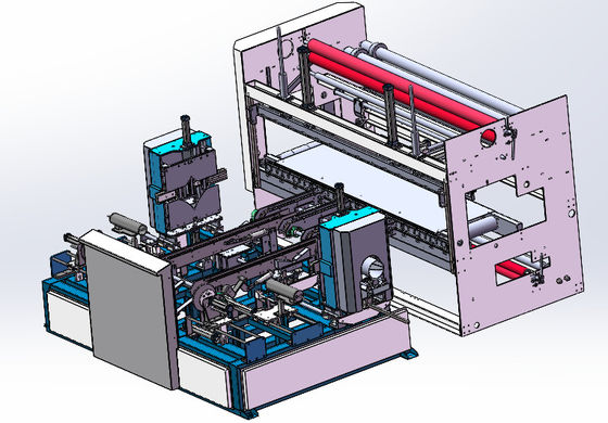 Máquina de embalaje de rollos de tejido multifuncional Máquina de envoltura de películas de PE automática