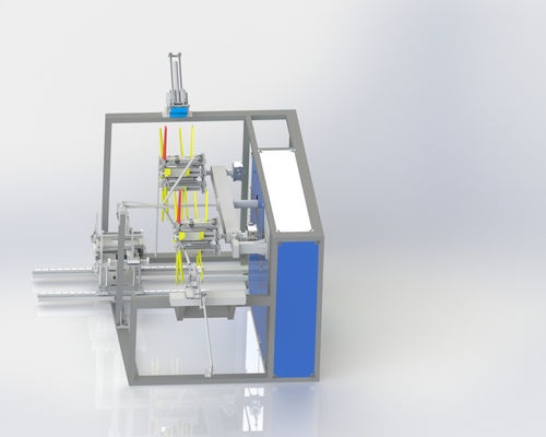 Máquina de enrollamiento de tuberías de plástico de doble estación