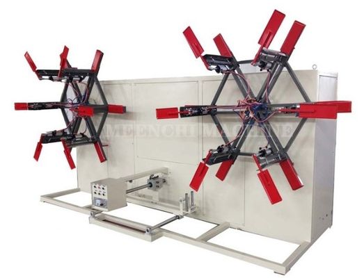 Máquina de enrollamiento de tuberías de plástico de doble disco Máquina de enrollamiento de alambre Operación flexible