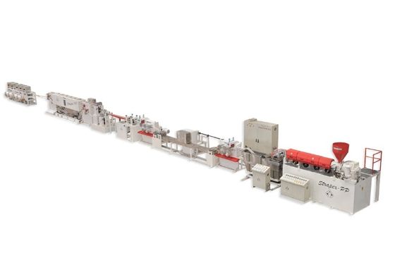 Control por PLC de la máquina de extrusión de cinturón de embalaje de PET de tornillo único 800 kg/h