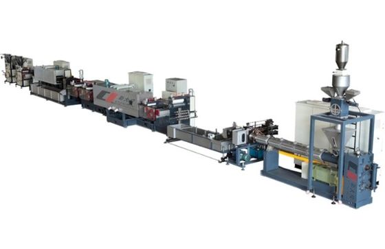 Máquina automática de extrusión de tiras de polipropileno