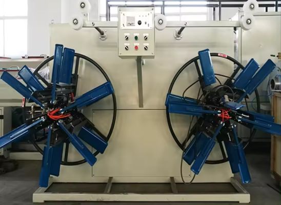 Máquina automática de enrollamiento de manguera de goma reciclada de tira Compacto control PLC