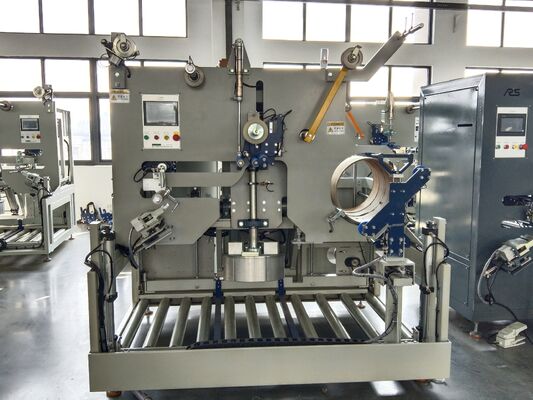 Bobinadora automática de cincha PET de bobinado paralelo directo con tensión constante de bailarín y diámetro máximo de paquete de 820 mm
