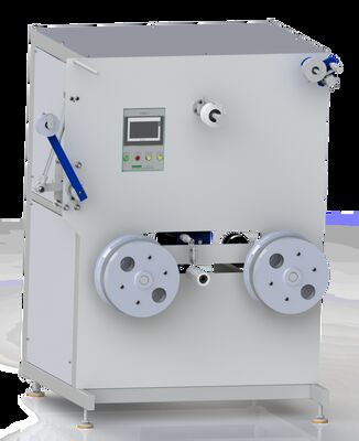 Bobinadora de correa semiautomática: cambio manual de bobina, bobinado automático, rendimiento de alto costo