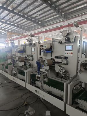Tipo de transportador de bobina de cinta de PP Máquina de bobinado interior totalmente automática construida para el embalaje y la operación industriales de trabajo pesado